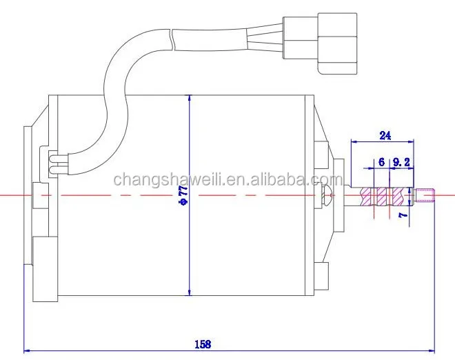 2026 Factory Direct Sales Bus AC Unit Fan Motor 12V 24V Condenser Fan Motor  Bus Cooling Spare Parts LD2501