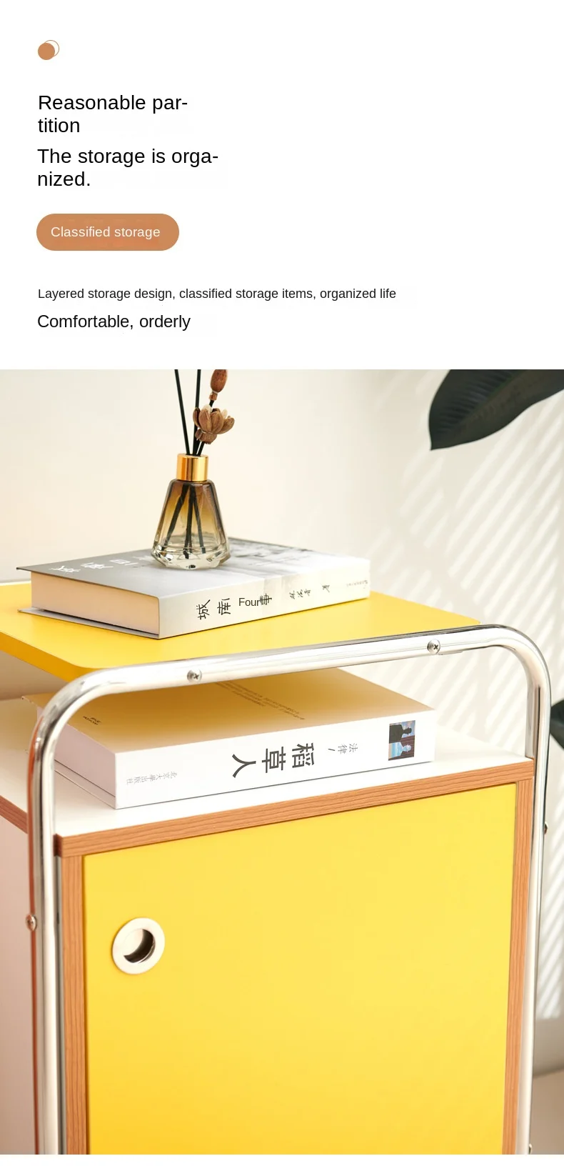 Korean Ins Style Antique Storage Cabinet Simple Bedside Table Side A Few Small Cabinet Modern Shelf Storage Cabinet
