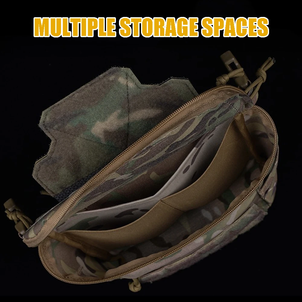 Riñonera táctica MOLLE Airsoft – Ajustable y compacta