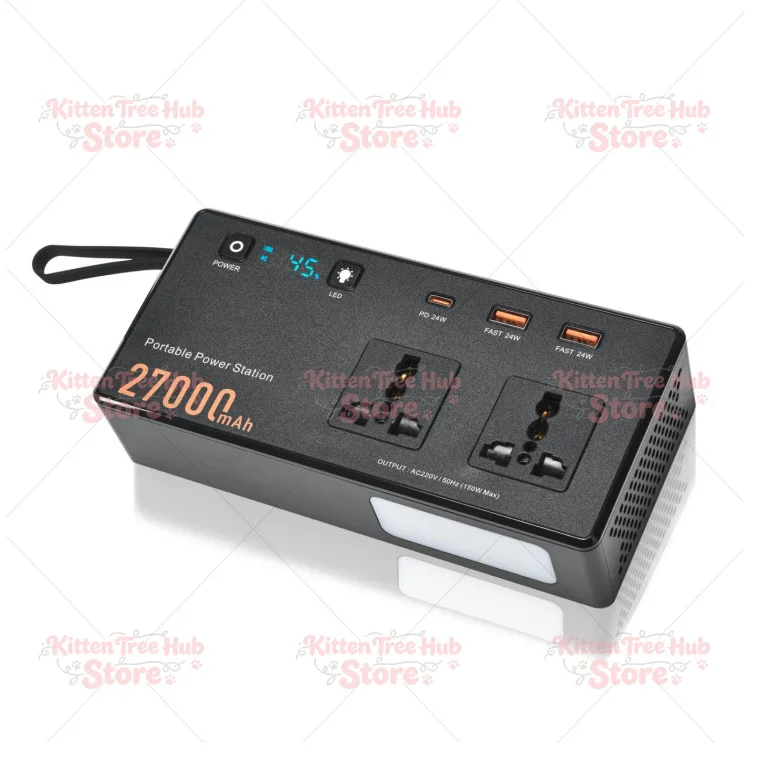 Multifunctional inverter Portable mobile inverter with PD60w fast charging with