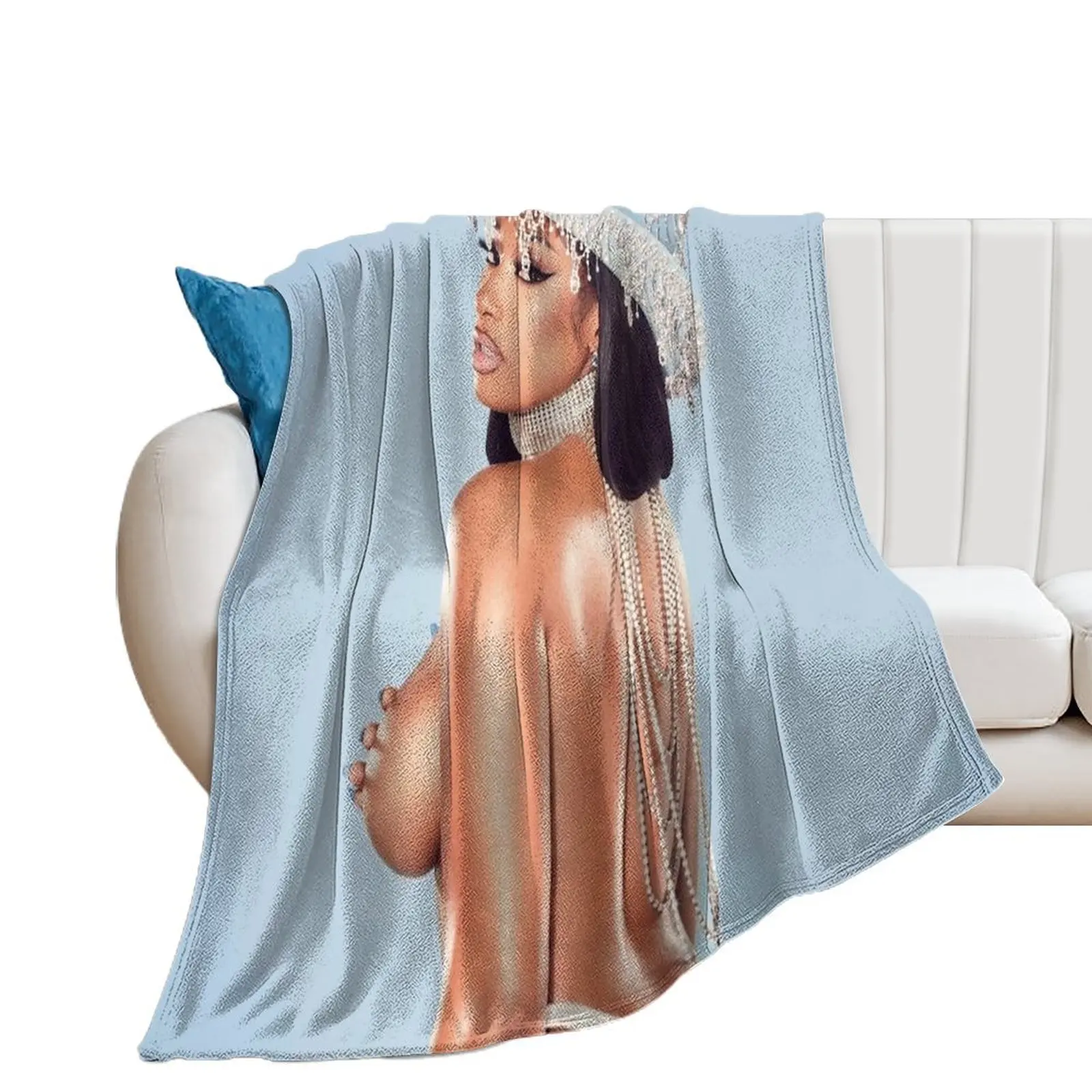 megan thee stallion hotgirls**t Throw Blanket Beautifuls Comforter Blankets