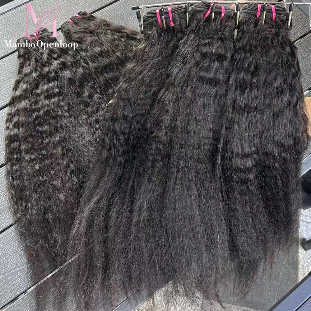 

Бразильские прямые пучки человеческих волос Virgin Remy Yaki, наращивание человеческих волос, необработанные натуральные волосы, плетение волос для чернокожих женщин