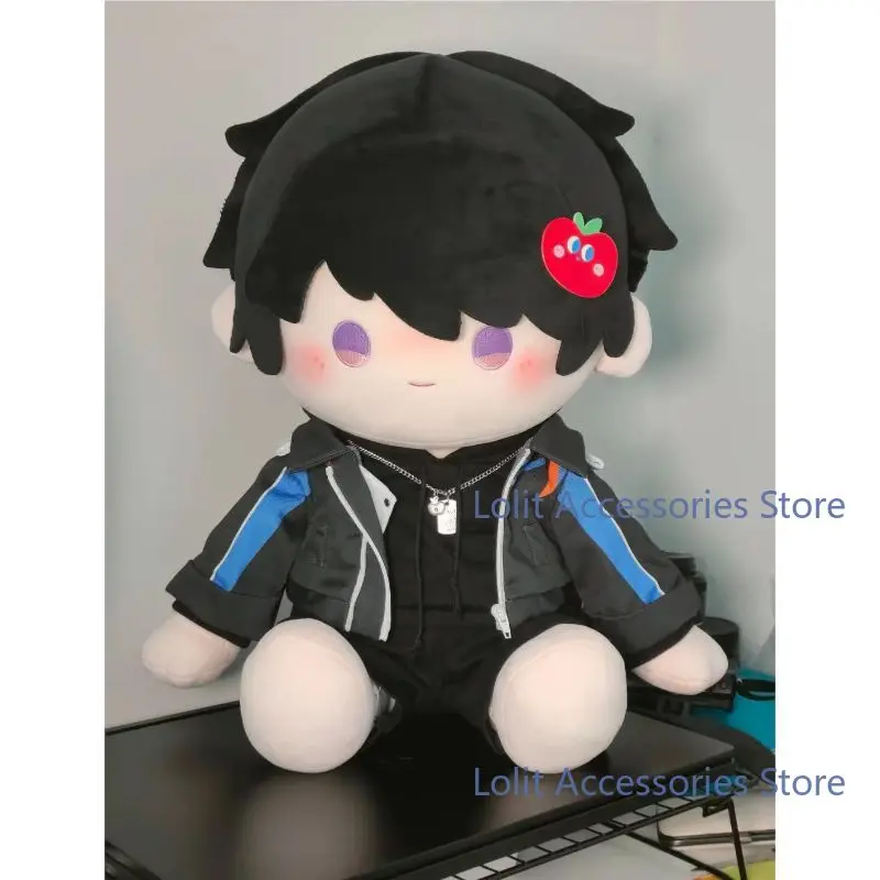 Game Love and Deepspace Caleb Apple Figure Anime Student Siesta Pillows 40CM Cotton Body Outfit Cosplay Plushie Cushions Gift