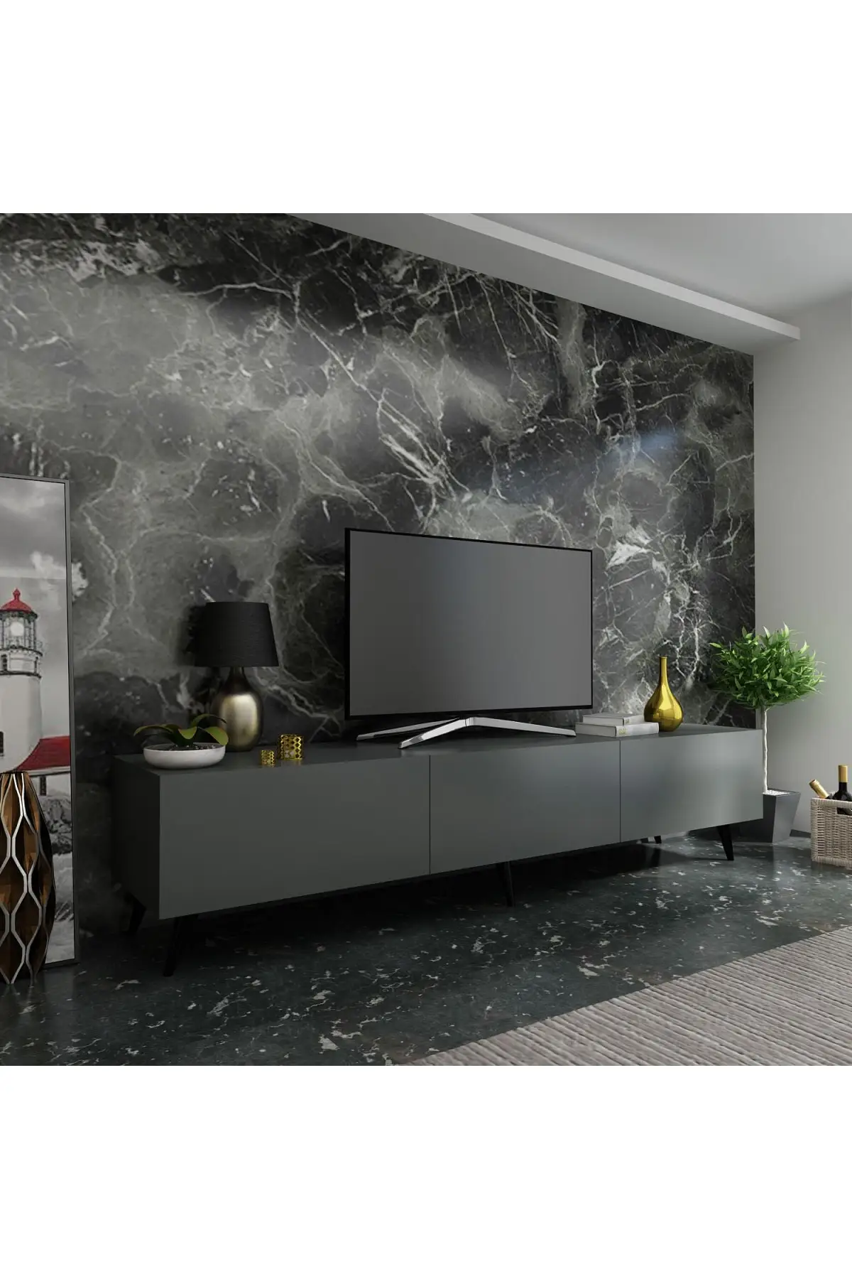 Festival Tv Unit Q3017-4 Anthracite