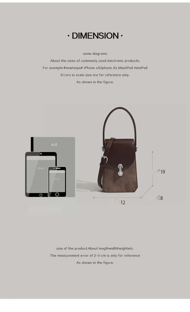 UR Mini Phone Women's Cross Shoulder 2024 Summer New Small Square Bag Lightweight Handbag_voghion.com