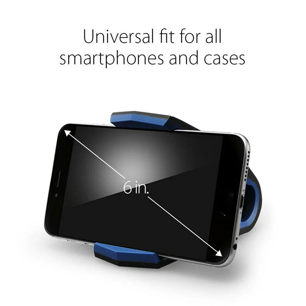 

Black Blue Phone Holder Stand Dashboard GPS Holder Mount Reusable 110*65*42MM Cell Phone Stand Vehicle Quality