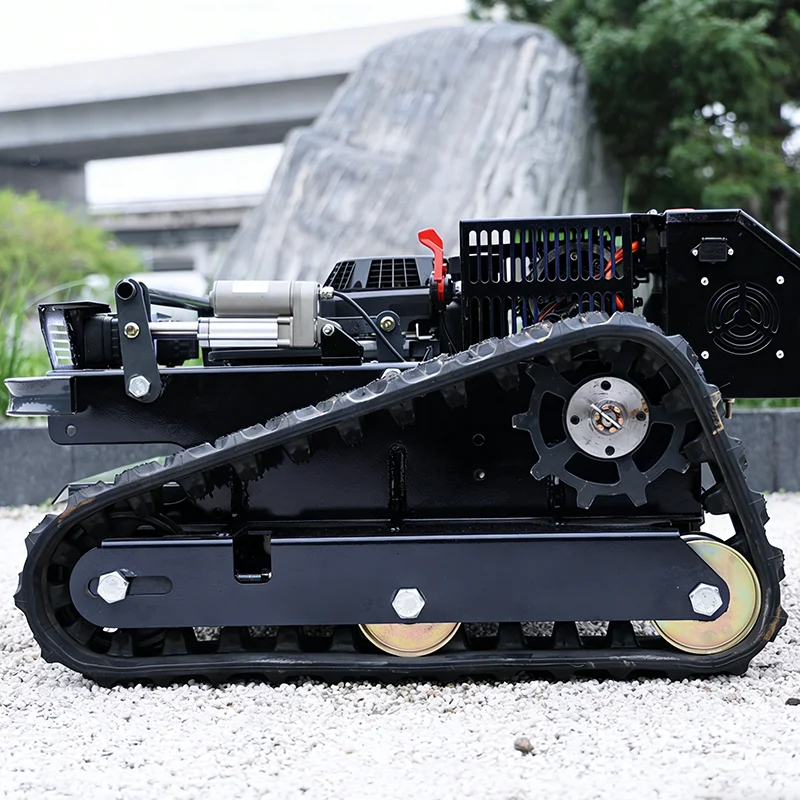 

Customized track all terrain grass cutting and crushing machine, photovoltaic orchard dam, versatile for multiple scenarios