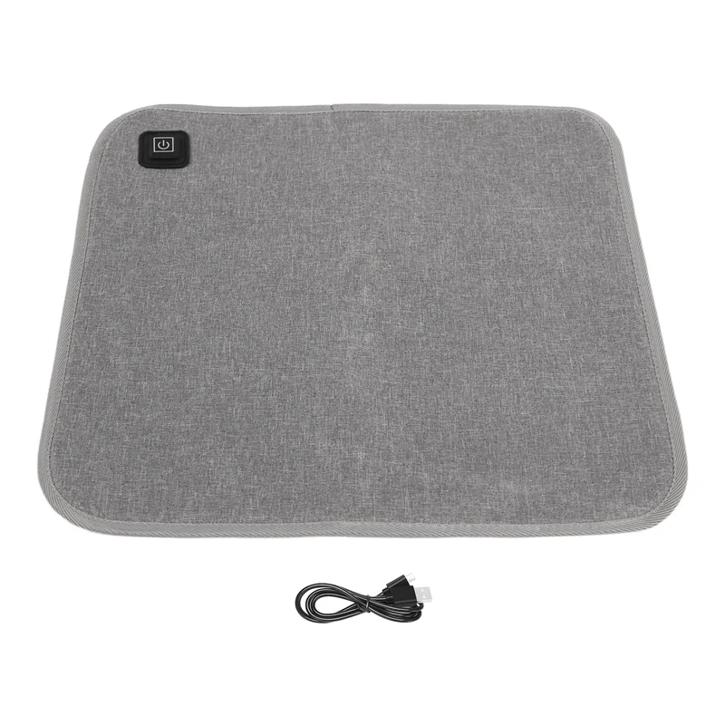 

AUAU-автомобильная грелка, подушка для офисных сидений, грелка с USB-кабелем, быстрый нагрев, электрическая зимняя теплая регулируемая температура