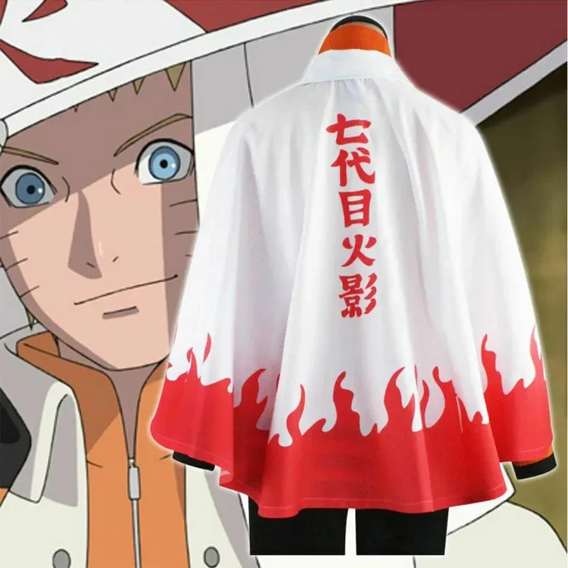 

♥AA Animer Shippuden Six Generation Cosplay Cloak Robe Yellow Cape Dust Coat Unisex 6th 7th Hokage Namikaze Uni New 2026