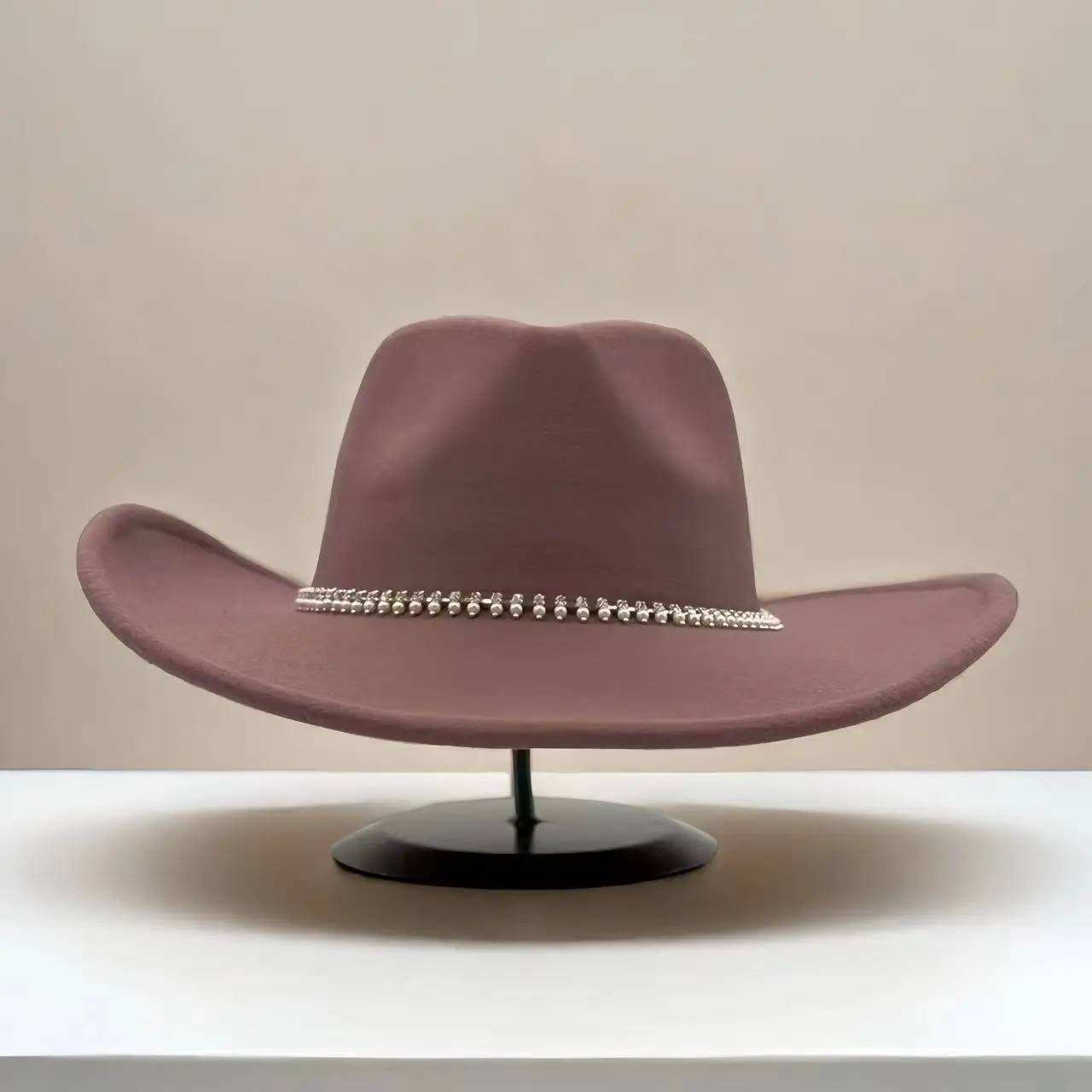 

HongLuan Brown Halloween Costume Hat Adult, Cowboy Hats Rhinestone for Woman, Cowboy Cosplay Female Accessories, Cowgirl Cap