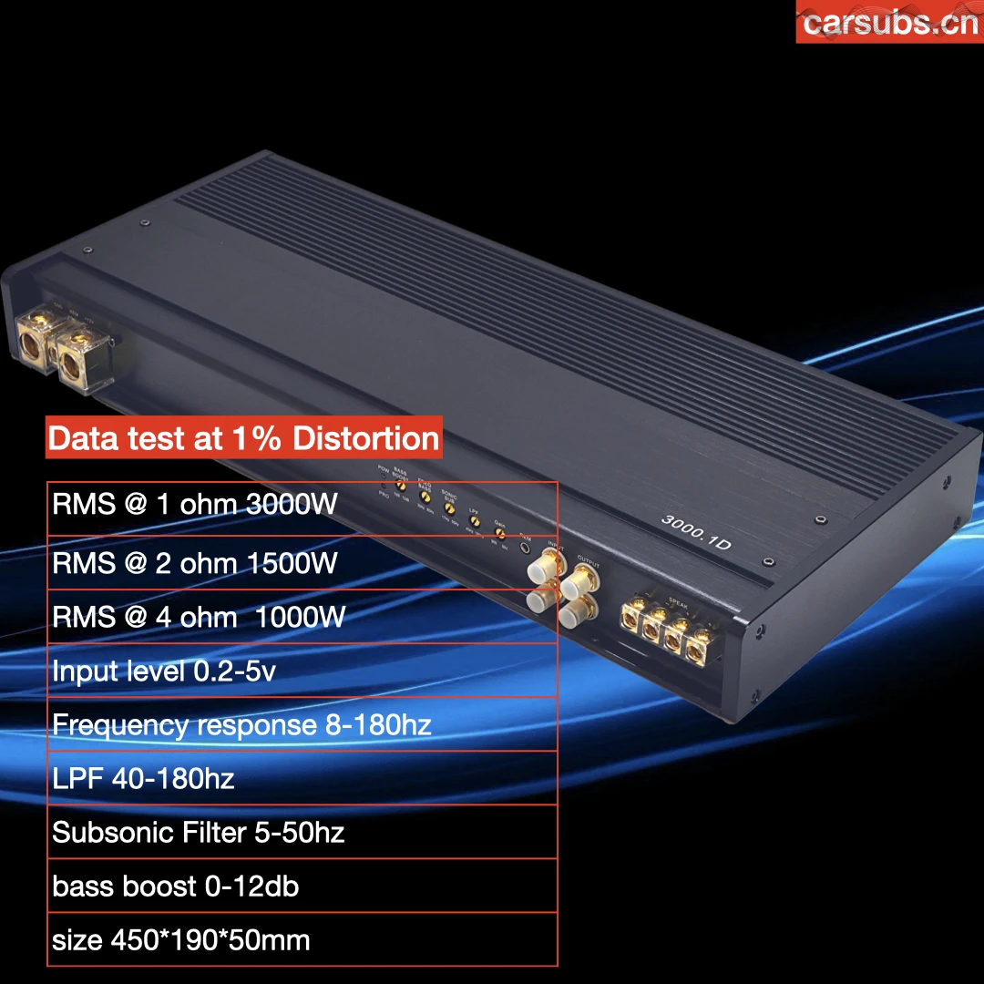 Korea PCB Board Car Subwoofer  - Car Subwoofer Amplifier 3000W Rms 评论和价格