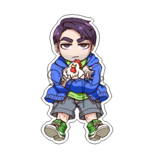 أنيمي المفاتيح المرأة سلسلة مفاتيح أكريليك رجل Stardew وادي مفتاح قلادة عصابة حلية اكسسوارات صديق هدية