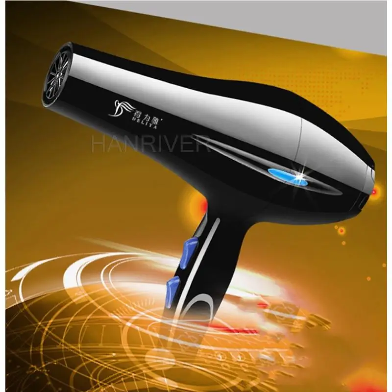 220V  Professional Hair Dryer Strong Power Barber Salon Styling Tools Hot Cold Air Blow Dryer For Salons and household 