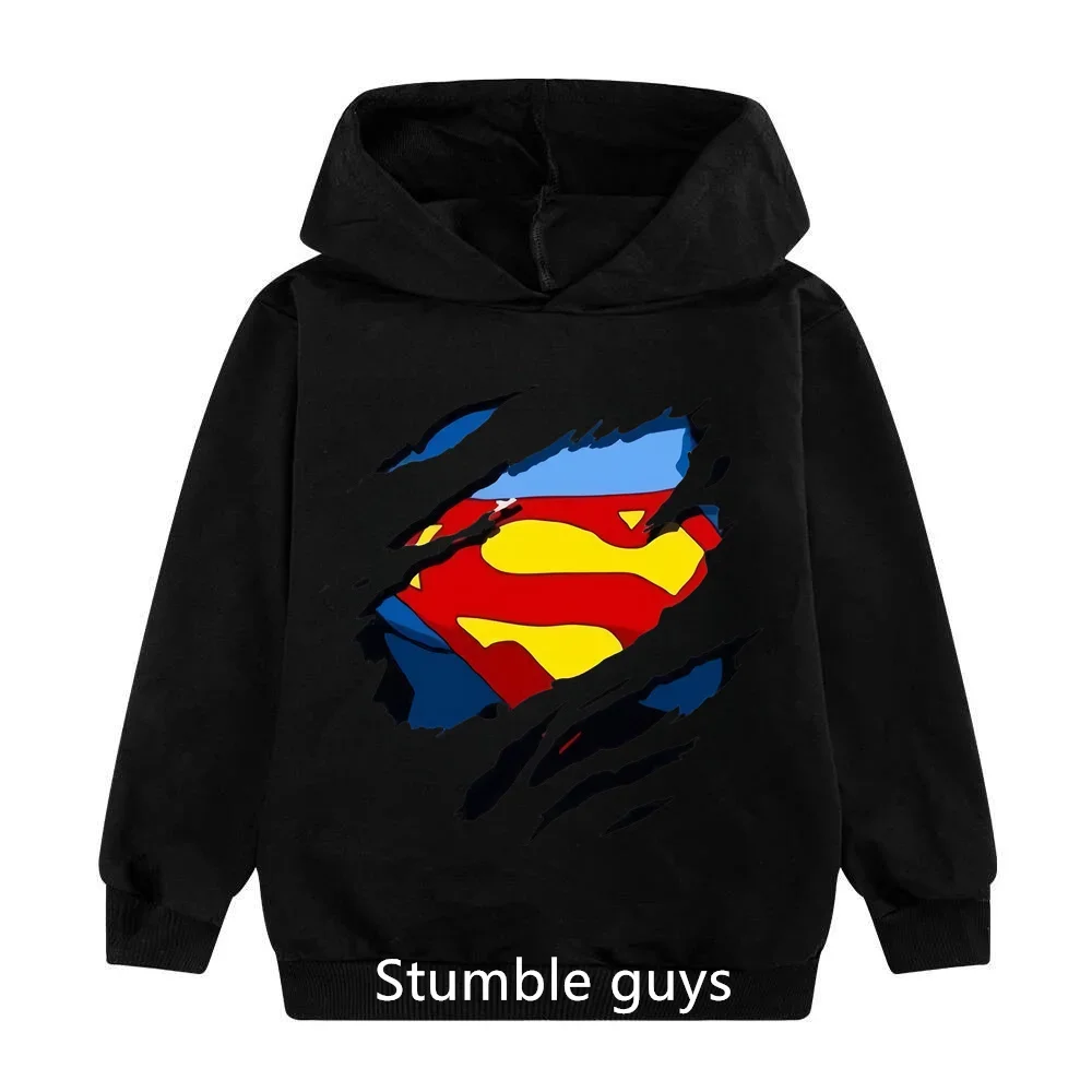 Marvel American Drama Around Batman Superman Around Children\'s Clothes Spring and Autumn Men and Women Hoodie