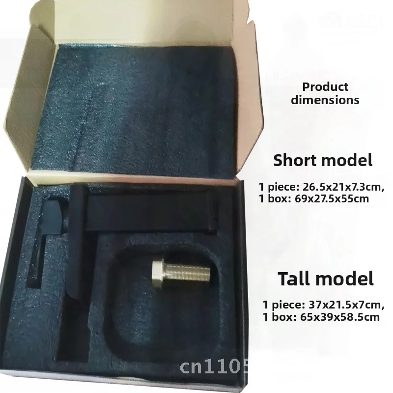 Black Copper Core Waterfall Faucet for Wash Basin Bathroom Toilet Modern Stainless Steel Hot And Cold Mixed Basin Mixer Tap 2