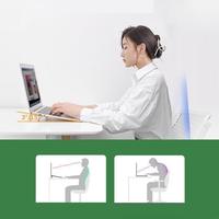 62KA Mini Portable Adjustable Laptop Stand Ergono Foldable Cooling Aluminum Notebook Stand Small Lightweight Invisible Risers