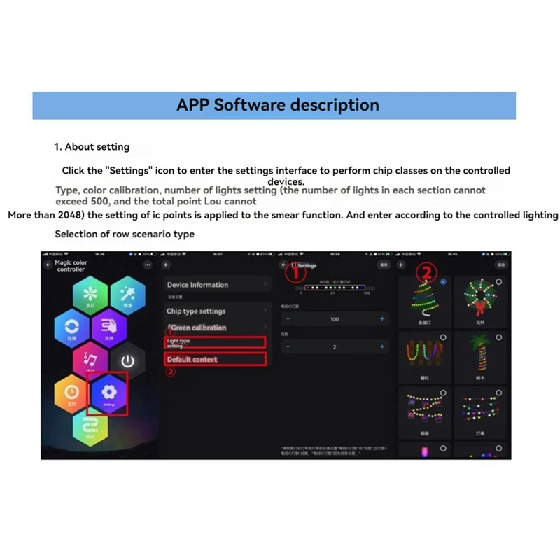 LED Controller 44 คีย์บลูทูธเปิดใช้งานเสียงอัจฉริยะ Dimming อุณหภูมิสี Strip Light Controller
