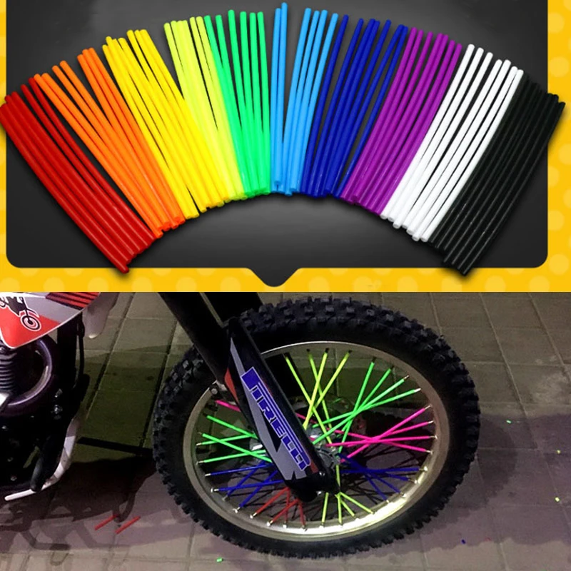 For R2R 250 390 300 350 530 Universal Motocross Motorcycle Dirt Bike Enduro Off Road Wheel Rim Spoke Skins Covers Accesories