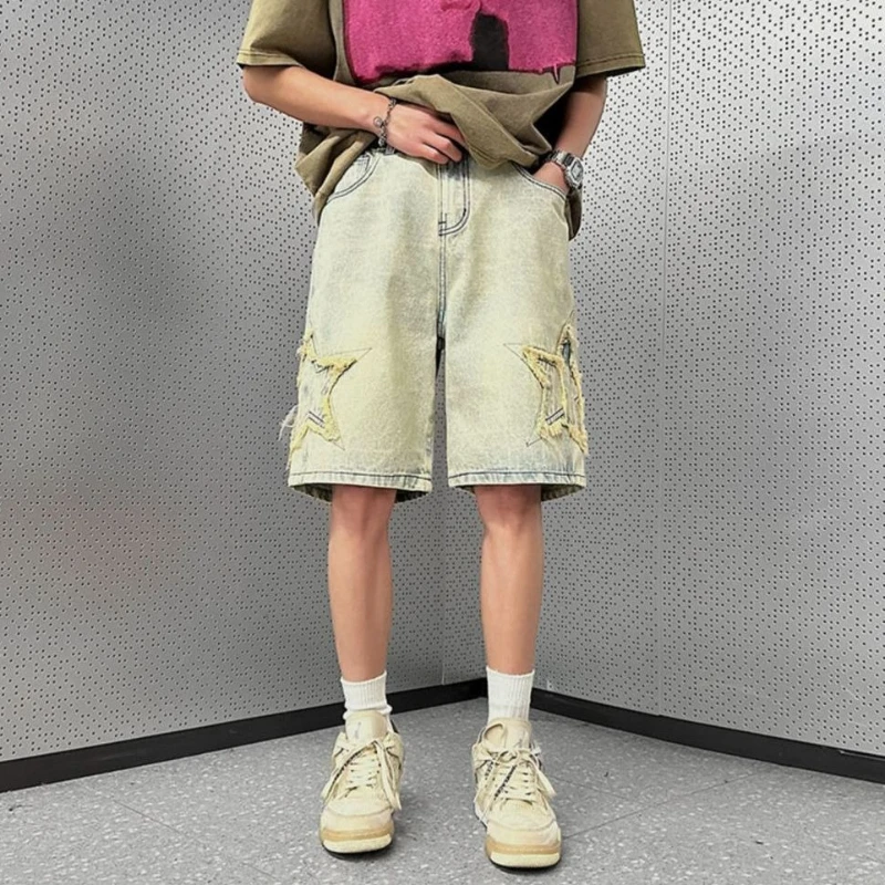 Pantaloncini in denim da uomo  - Street Fashion Hong Kong recensione e prezzo