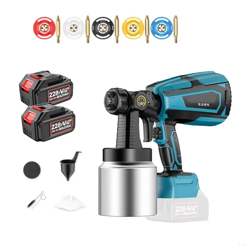 Cordless Paint Sprayer Uniform Atomization Technology For Construction Tasks M4YD
