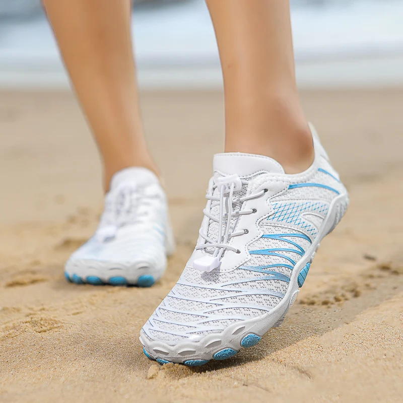 

Unisex Water Shoes Barefoot Beach Shoes Non Slip Breathable Gym Sneakers Quick Drying Casual Swimming Shoes for Water Sports36-4