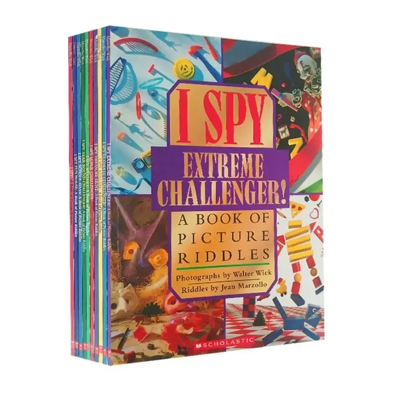 10 Books Box Set I Spy Ultimate Collection Visual Discovery English Picture Book Early Education Kids Reading Book 3-6 Years