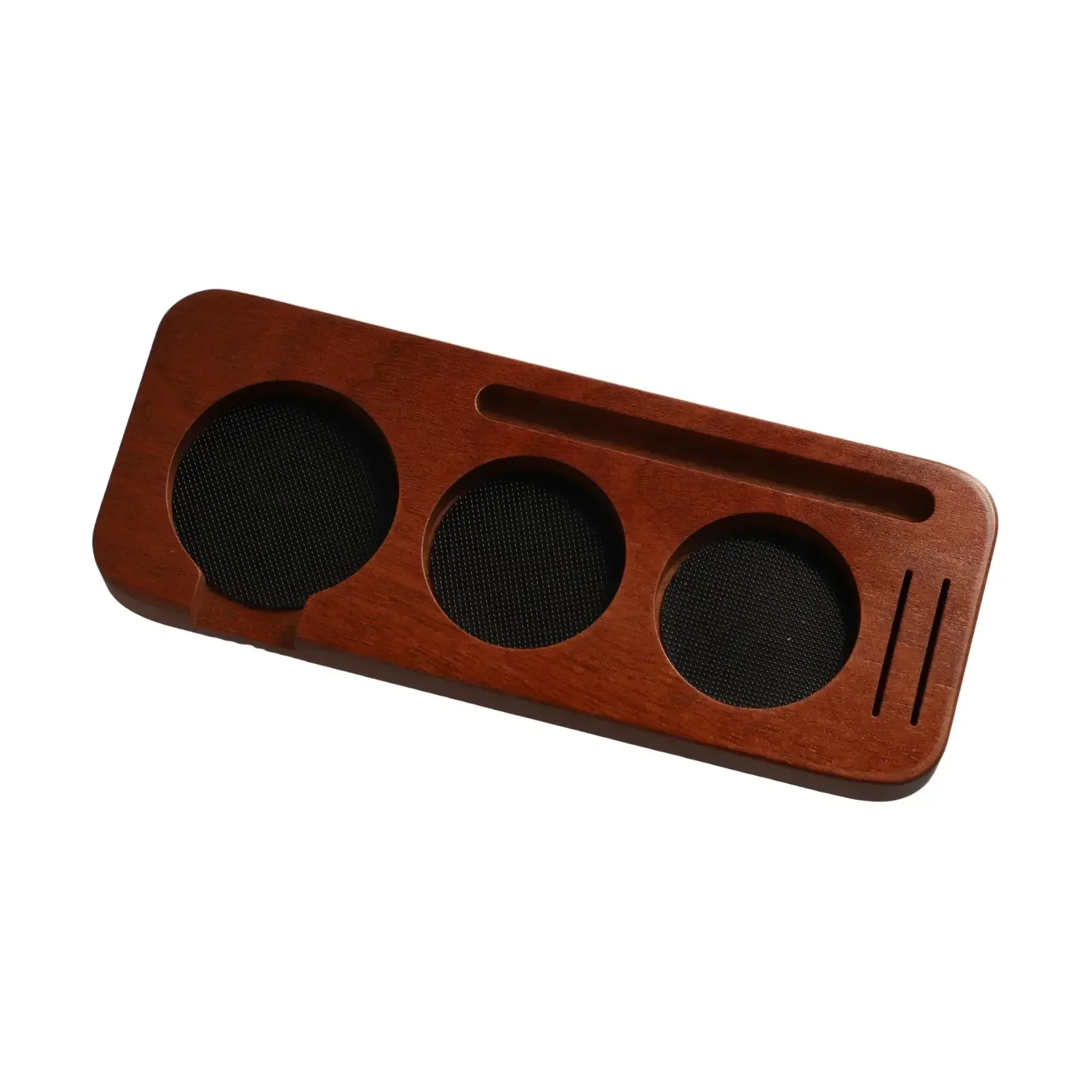 51mm/58mm Wood Coffee Tamper Mat Stand Coffee Filter Holder Base Rack For Espresso Coffee Making Coffeeware Kitchen Accessories