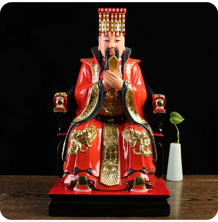 40cm large Taoist Buddhism HOME Shrine efficacious protection Southeast Asia Patron saint Omnipotent God YU HUANG DADI  statue