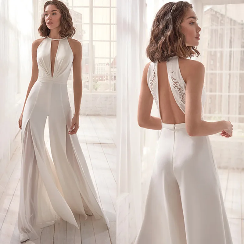 Vestido entallado con escote en V profundo, traje Sexy con espalda descubierta para fiesta de boda y cóctel