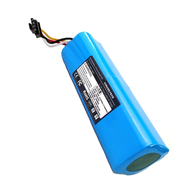 New BRR-2P4S-5200S 14.8V 6800mAh Robot Battery For Xiaomi Roborock S55 S60 S65 S50 S51 S5 MAX S6 Vacuum Cleaner