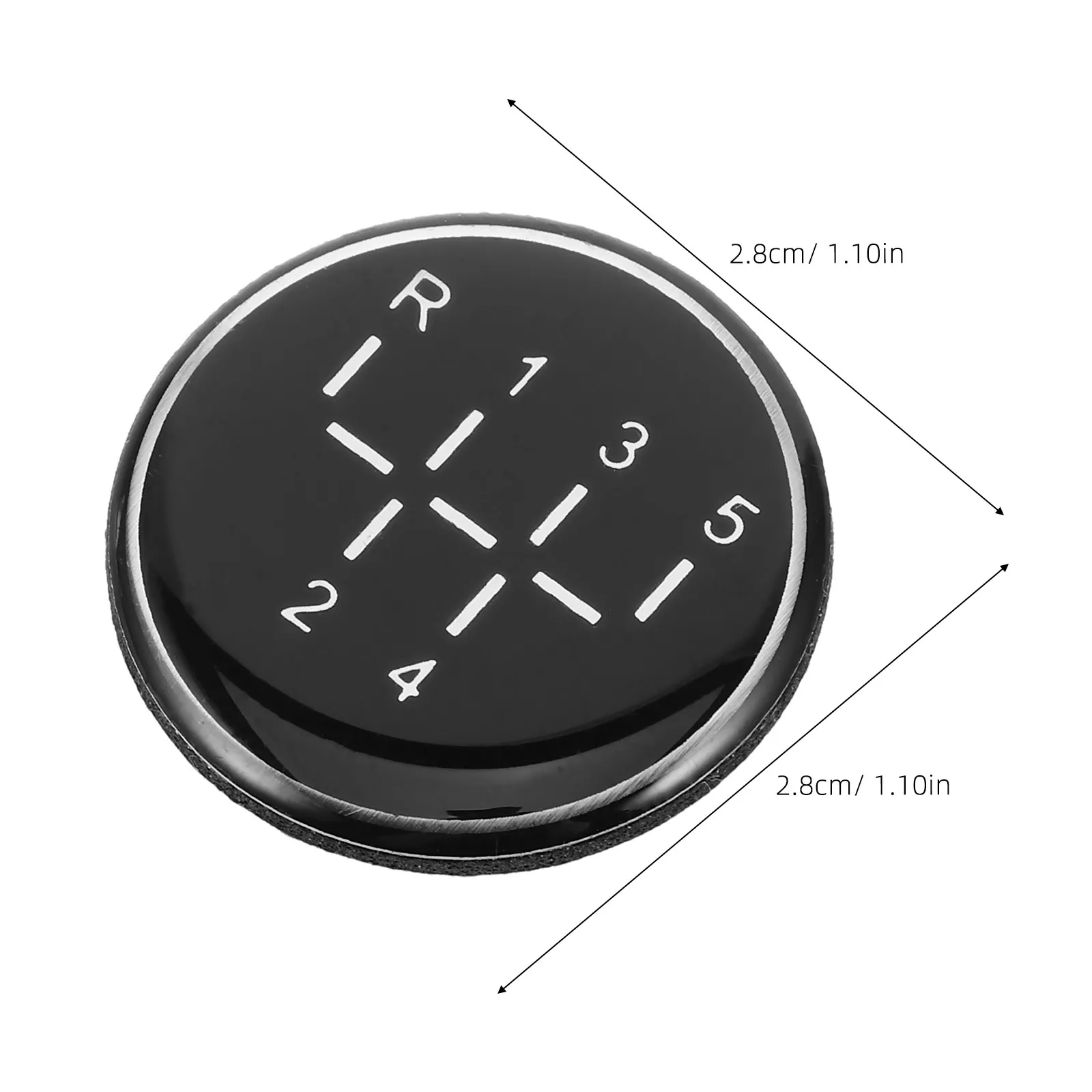 Car Gear Shift Stickers Manual Transmission Shift Decal Universal Compatibility Material Enhanced Visibility Decorative
