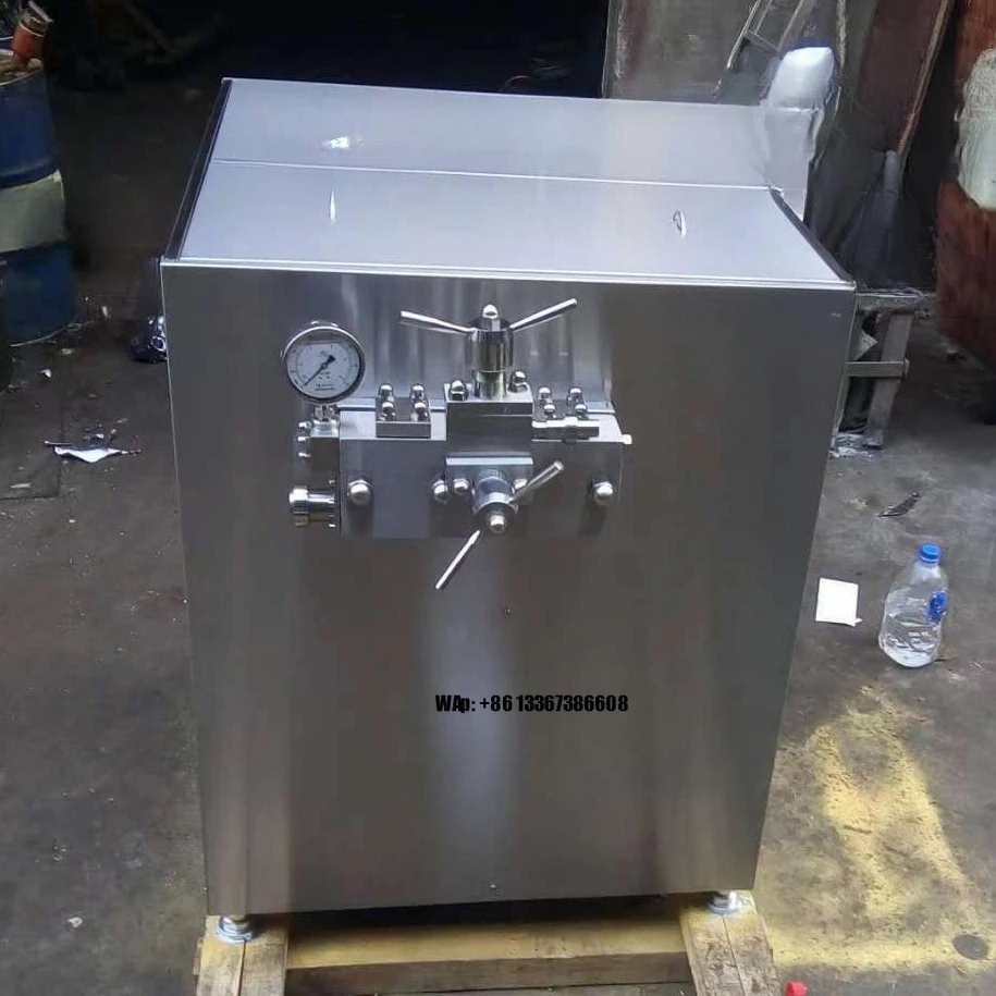 Small Scale High Pressure Homogenizer Stainless Steel 304/316L 200L-3000L/H Kinding GJJ Model Yogurt Soy Milk Fruit Juice Food