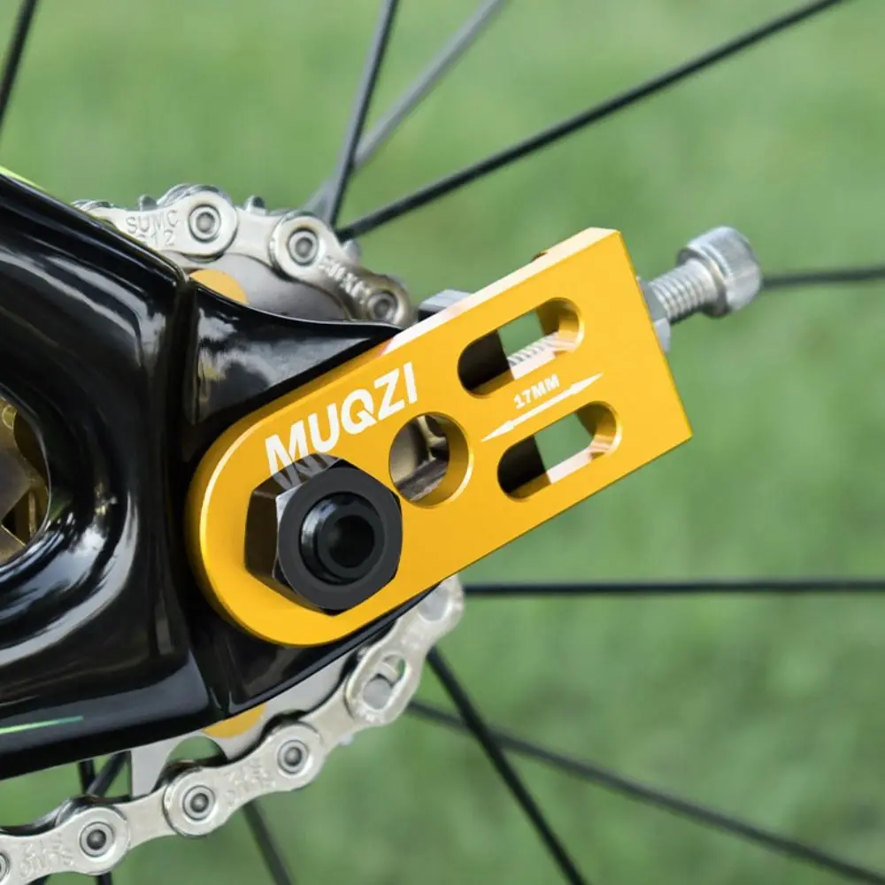 

Aluminium Alloy Single Speed Chain Tensioner Adjustable 10MM Bicycle Chain Adjuster Lightweight Chain Stabilizer