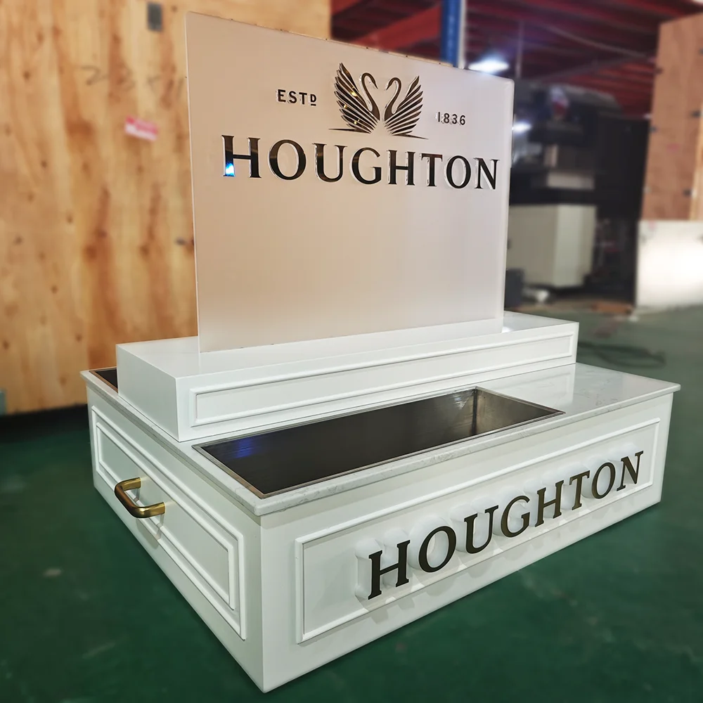 Red Wine Advertising Luminous Sign Display Cabinet Advertising Sign Display Table Luminous Letters Display Cabinet