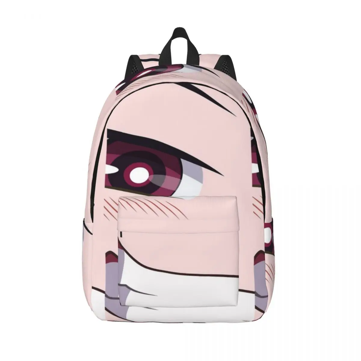 أنيمي رسم الوجه أنيمي الأرجواني التلفزيون بسيطة وأنيقة على ظهره قماش حقائب الظهر #1