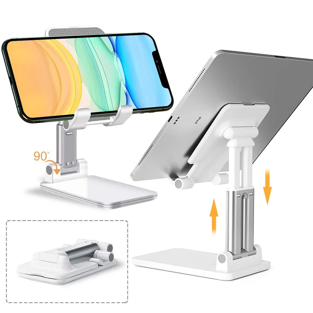 New Desk Mobile Phone Holder Stand For iPhone iPad Xiaomi Adjustable Desktop Tablet Holder Universal Table Cell Phone Stand