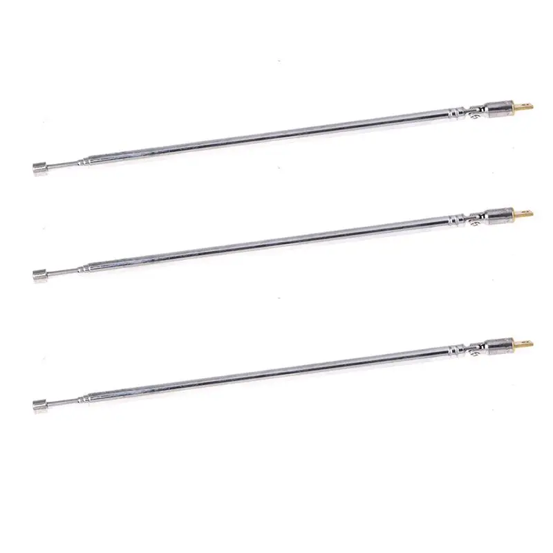 

Daily Sale 4 Pcs 62Cm Long 4 Sections Radio Control AM FM Radio TV Telescopic Antenna