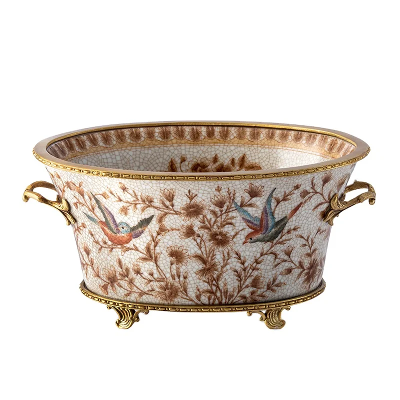Living room art design antique candy container