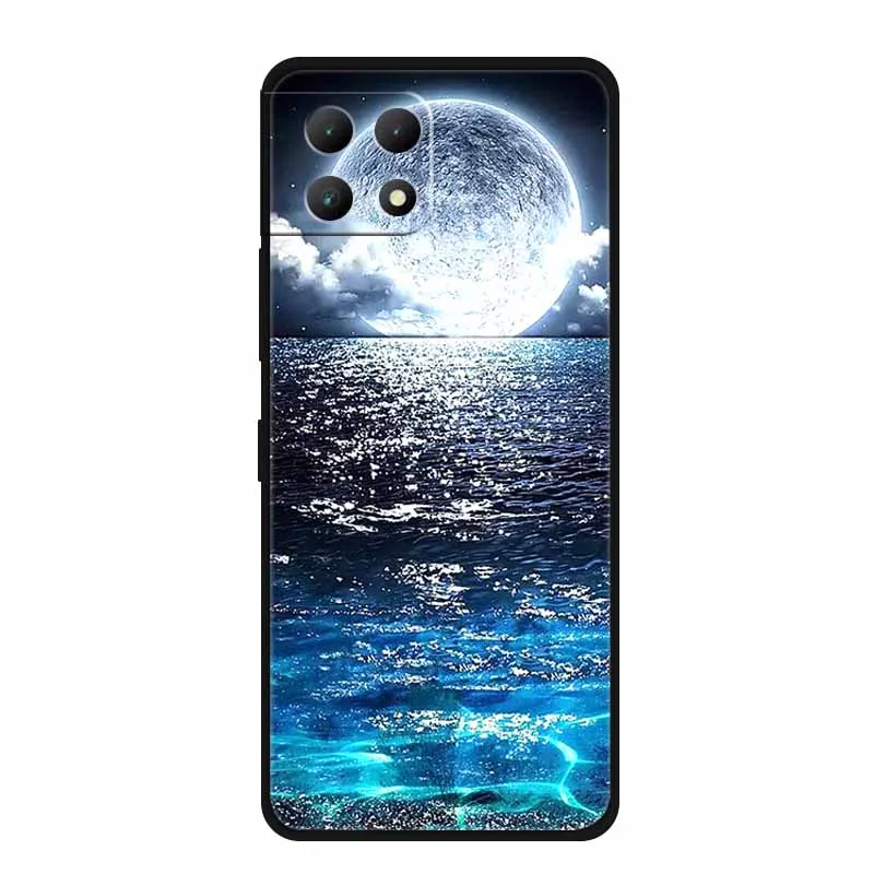 For T-Mobile REVVL 7 Case REVVL7 Black Silicone Soft Back Cover Case For T-Mobile T Phone 2 5G Phone Case Cover 6.58\
