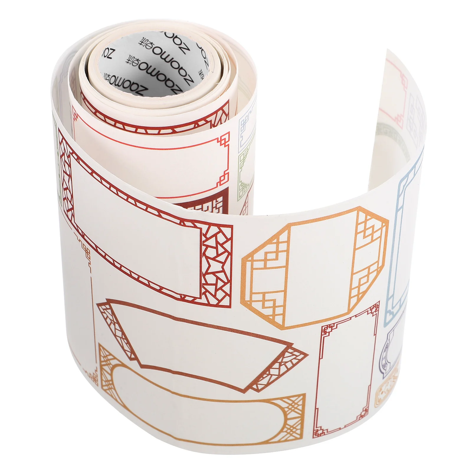 

1 Roll Scrapbook Washi Tape Chinese Style Decorative Craft Adhesive Diy Journaling Multi-Purpose Stationery Tape For Planner