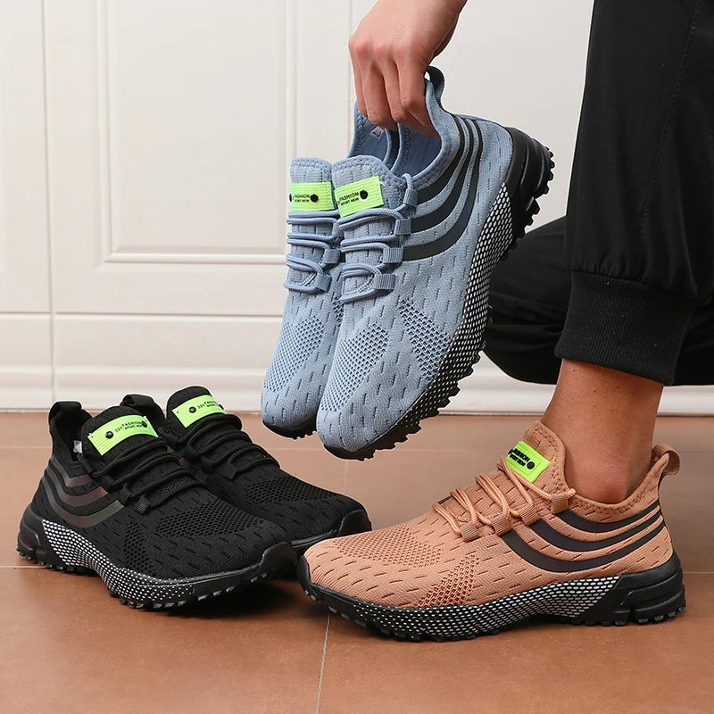 Men's Unisex Solid Color Design Walking Shoes Fiber Low Cut Sports Shoes Urban Fashion Casual Black and White Training Shoes