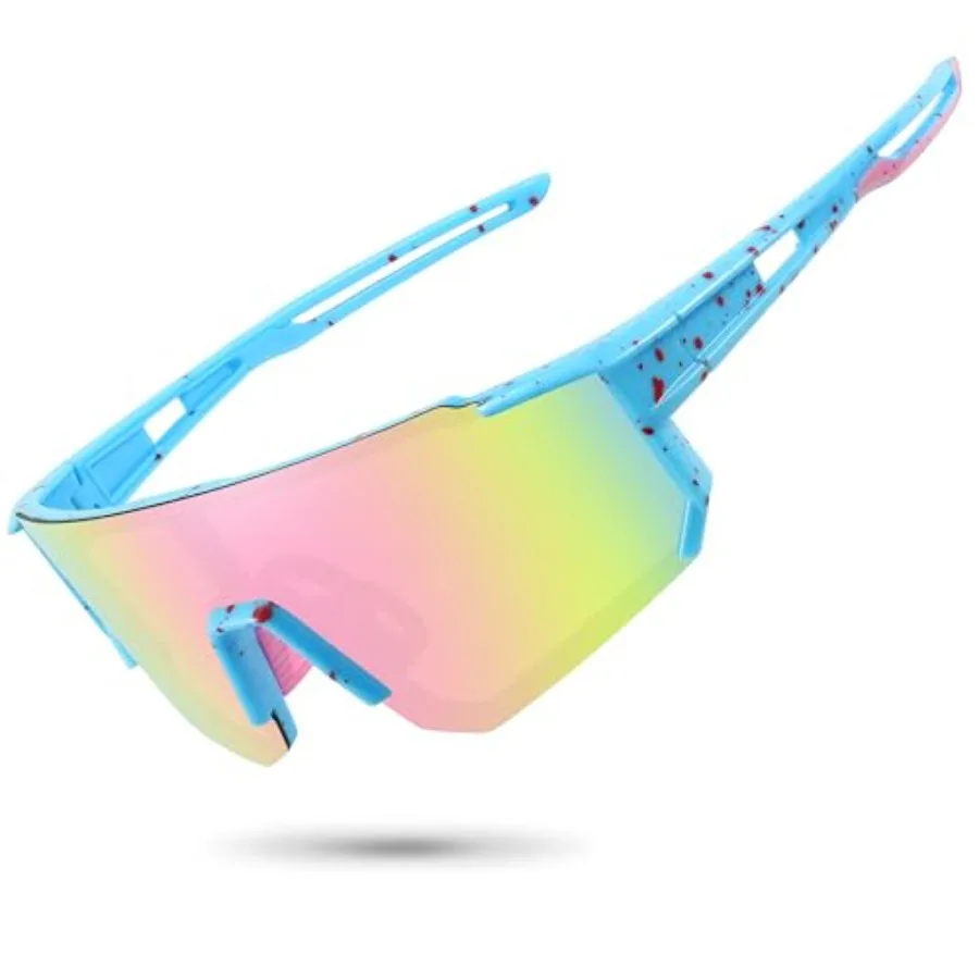 

Polarized Sports Sunglasses for Men Women, Driving Fishing Cycling Mountain Bike Sunglasses UV400 Protection