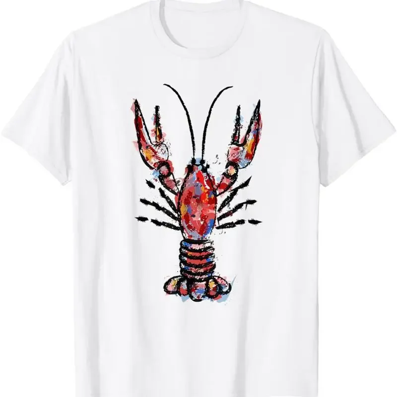 Royal Rags Crawfish Watercolor Cartoon T Shirt