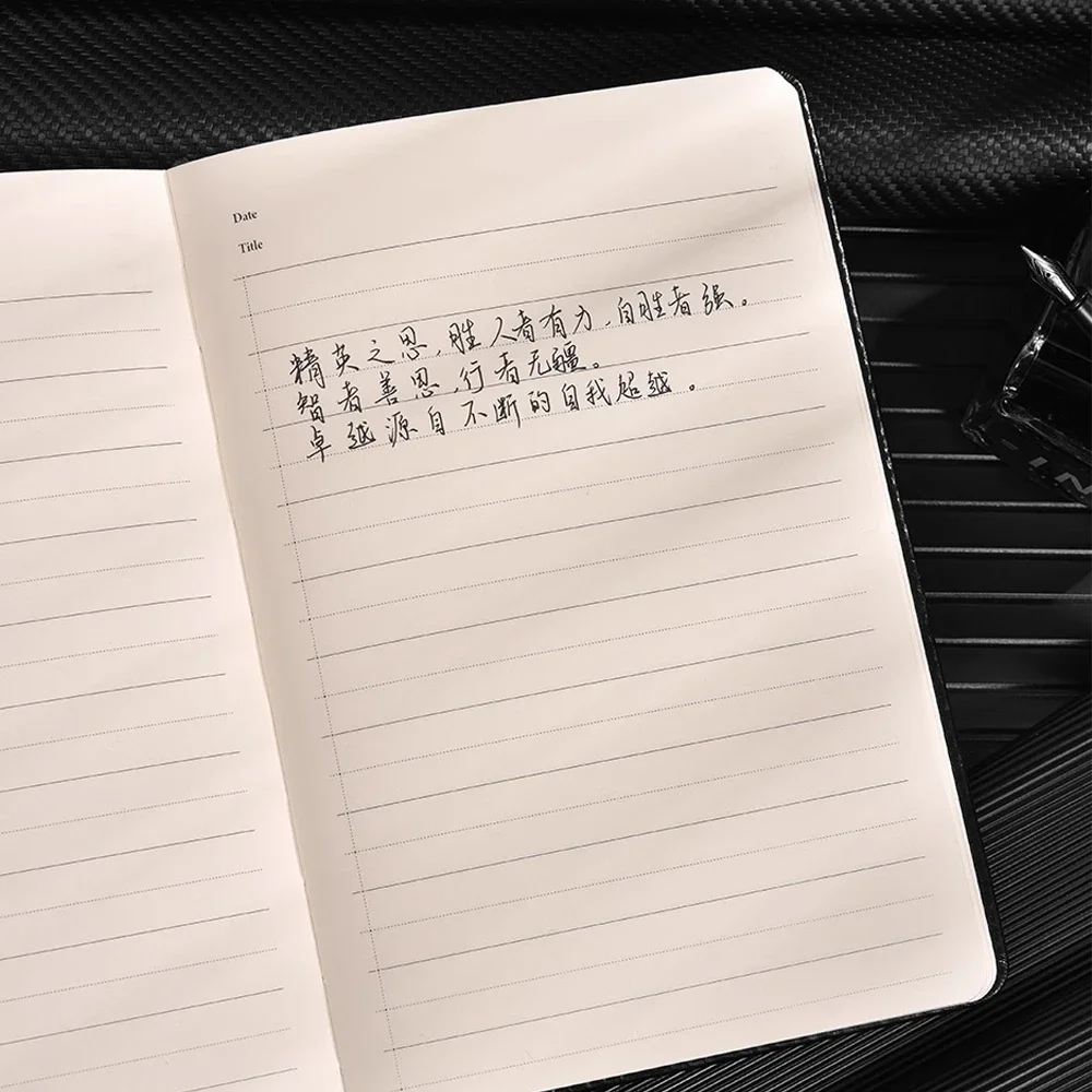 New for Hongdian A5 Notebook Business Office Notepad Student Diary Notebook Fashion Portable Leather Thickened Customization