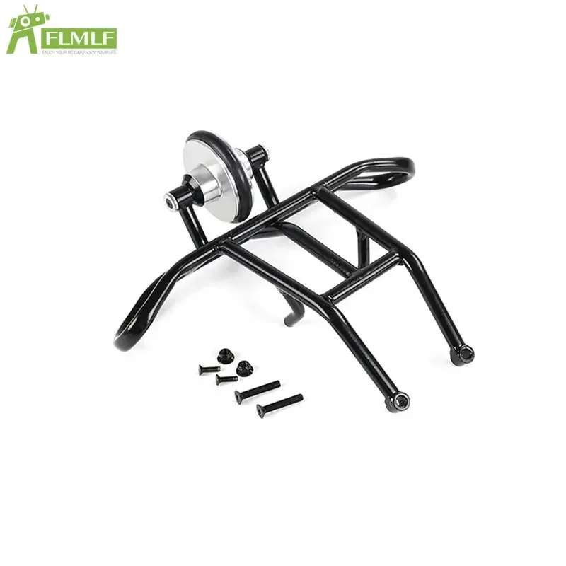 Aluminiowy zderzak tylnego koła z pojedynczym zestawem kół tylnych pasuje do 1/5 HPI ROFUN BAHA ROVAN KM BAJA 5B 5T 5SC Rc Car Toy Game Parts