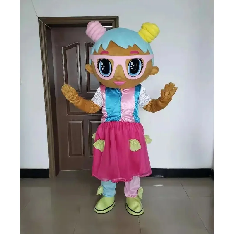 New Girl Doll unicorn Mascot Costume Adult Birthday Party Fancy Dress Halloween Cosplay Outfits Clothing Holiday Celebration