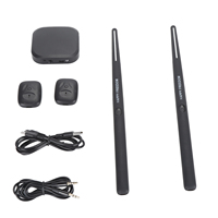 New Virtual Drum Kit Electronic Air Drumsticks Musical Instrument Smart Wireless Virtual Reality Drum Stick Pedals Kit for Gift