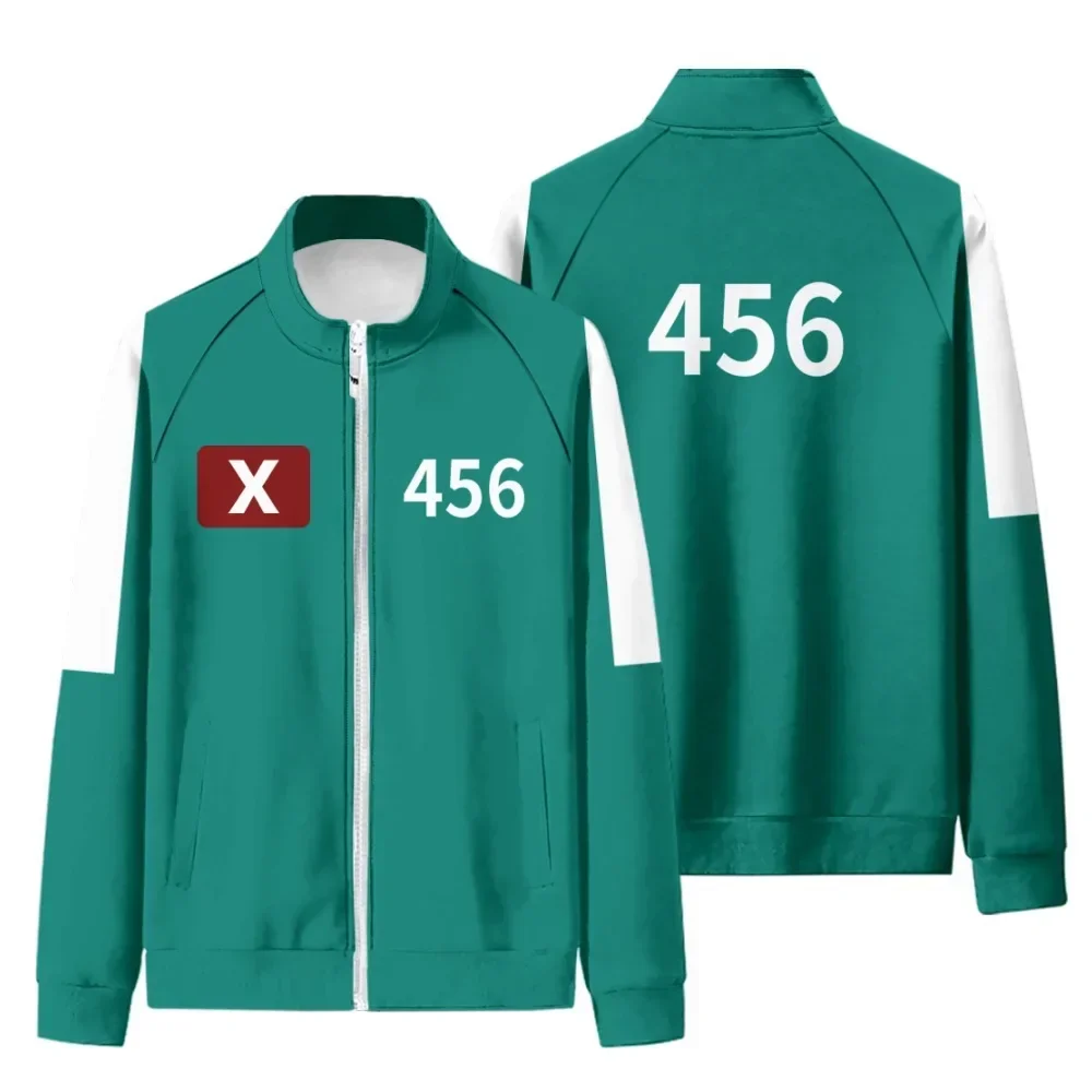 Movie Season 2 Seong Gi-hun Kim Jun-hee Cosplay Costume Sports Sweatshirt Uniform 456 Dae-ho Sweater Halloween for Men Women