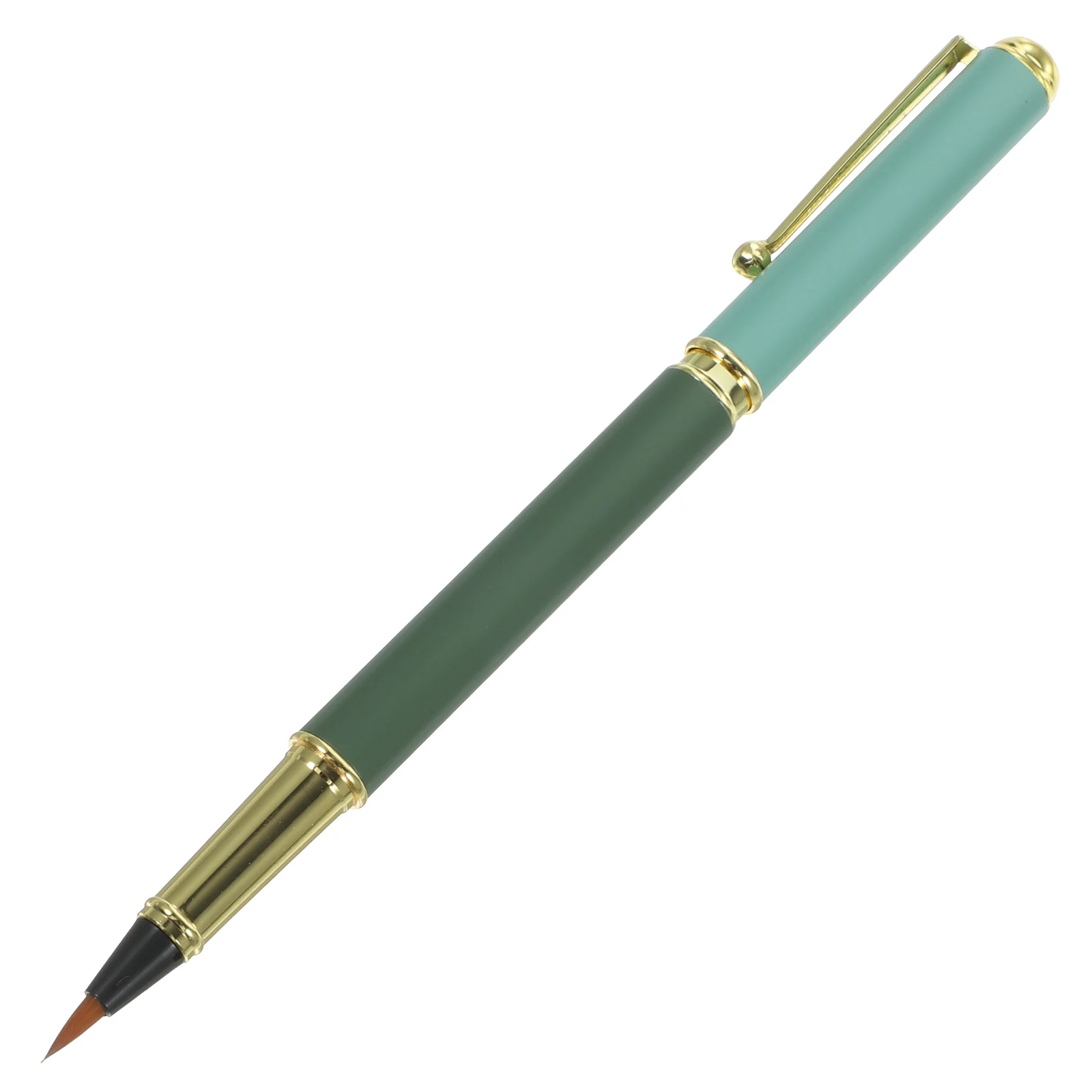 1 Set Steel Brush Pen Portable Refillable Calligraphy Practice Tool For Chinese Characters Drawing Watercolor Art Fountain Style