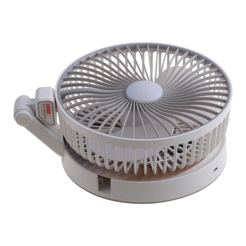 Desktop Cooling Fan USB Rechargeable Desk Fan 3 Speed Adjustable Portable Fan Dropship